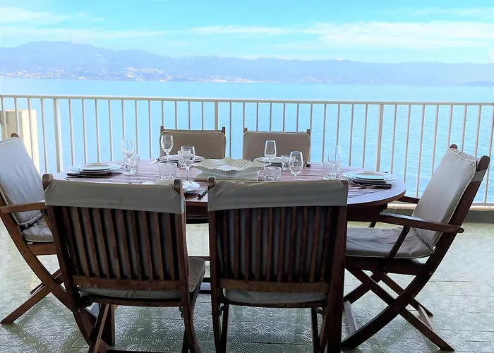 Vue Carmino Ajaccio (Corsica)